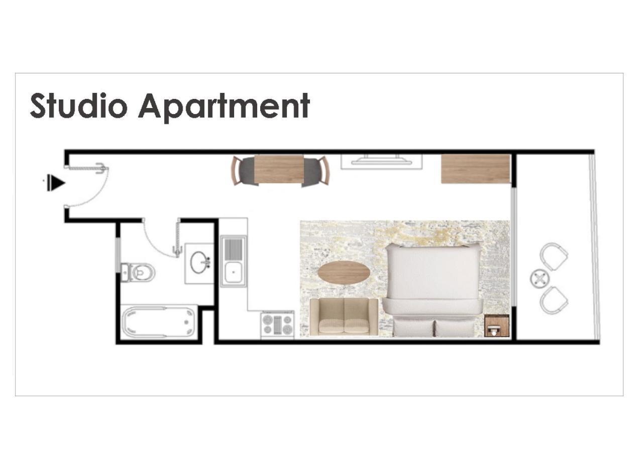 Panoramic Sea Views Studio Apartment - Marina Dubai Exterior photo